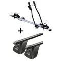 Produktbild: Fahrradträger SAGITTAR + Dachträger VDP Stahl kompatibel mit für Renault Kangoo II 3-5 Türer ab 2008