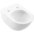 Produktbild: Villeroy & Boch Subway 3.0 Tiefspül-WC, wandhängend, oval, spülrandlos, TwistFlush, 370x560x360mm, 4670T001, Farbe: weiß-alpin