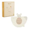 Produktbild: Kaloo – Beißring Maus – Babyspielzeug aus Mikrovelours und weichem Silikon – Lindert Zahnfleischbeschwerden – Recycelte Materialien – Geburtsgeschenk – Waschbar – Ab 6 Monaten – K208002