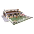 Produktbild: Kids Globe Farming Pferdestall mit 7 Boxen und Weide (610311)