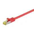Produktbild: Goobay 2m RJ45 Patchkabel CAT 6A S/FTP (PiMF), 500 MHz, mit CAT 7 Rohkabel, rot LSZH halogenfrei, Kupfer 91607