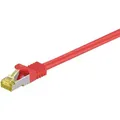 Produktbild: GOOBAY RJ45 Patchkabel CAT 6A S/FTP (PiMF), 500 MHz mit CAT 7 Rohkabel, Rot, 2 m - LSZH halogenfrei, Kupfer, RJ45 (CAT 6A) Stecker