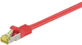 Produktbild: Goobay 91607 RJ45 Patchkabel CAT 6A S/FTP (PiMF), mit CAT 7 Rohkabel, Rot, 2 m -
