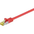 Produktbild: goobay RJ-45 Patchkabel Cat 6.a S/FTP (PIMF), mit Cat.7 Rohkabel, Kabel, rot