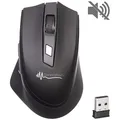 Produktbild: GeneralKeys Optische Silent-Funk-Maus mit Akku, Nano-Receiver, bis 1.600 dpi