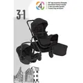 Produktbild: Graco Near2MeTM DLX 3in1 3-in-1-Kinderwagen-Set, Graco: Midnight