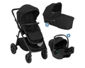 Produktbild: Graco Kombi-Kinderwagen Near2Me DLX Set - Midnight, 3in1 Kinderwagen Buggy mit Babywanne, Babyschale, Sportsitz & Zubehör