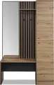Produktbild: finori Medan 42B Kompaktgarderobe, Nachbildung Artisan Oak / anthrazit Maß: B x H x T ca. 122 x 190 x 37 cm