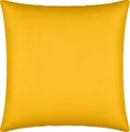 Produktbild: Erwin Müller Kissenbezug, Kissenhülle Single-Jersey Murnau - gelb Größe 80x80 cm - bügelfrei, strapazierstark, elastisch, mit Reißverschluss