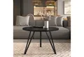 Produktbild: Design Möbel Couchtisch Moderner Runder Couchtisch - Tischplatte, 67 cm Metallgestell