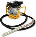 Produktbild: EBERTH Betonrüttler Flaschenrüttler Betonverdichter Benzin 4800W, Schlauchlänge 6m, Stahlverstärkte Rüttelflasche mit 45mm Durchmesser