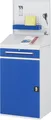 Produktbild: Rau Beistellschrank-Stehpult - Modell 04 BxTxH 650x520x1110/1220/1770mm