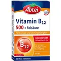Produktbild: Abtei Vitamin B12 500 + Folsäure Tabletten