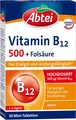 Produktbild: Abtei Vitamin B12 Folsäure Tabletten Energie Leistungsfähigkeit 60 Stück