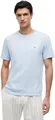 Produktbild: Tommy Hilfiger Herren T-Shirt Kurzarm Seasonal Solid Tee mit Rundhalsausschnitt, Blau (Breezy Blue), XXL