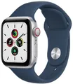 Produktbild: Apple Watch SE (1. Gen) (GPS, 40mm) Gehäuse Silber, Sportarmband Abyssblau, NEU