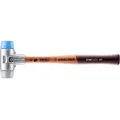 Produktbild: HALDER SIMPLEX Schonhammer Ø 30 mm TPE-soft blau / TPE-mid grau mit Aluminiumgehäuse