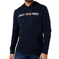 Produktbild: JACK & JONES Herren Jjecorp Logo Sweat Hood Noos 12137054 Kapuzenpullover, Navy Blazer, XS