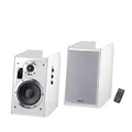 Produktbild: HECO Ascada 2.0, weiß – 1 Paar kraftvoller, wertiger Aktiv-Lautsprecher mit vielen Anschlussmöglichkeiten und edlem Klavierlack-Gehäuse