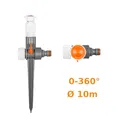 Produktbild: Gartensprenger Kreisregner Rasensprenger Sprinkler Sektorenregner Bodenspieß