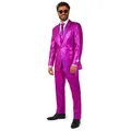Produktbild: Opposuits Partyanzug Peppy Pink Anzug, Ein ganz seltenes Exemplar: die pink-metallische Disco-Echse! rosa 58