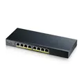 Produktbild: ZyXEL GS1900-8HP V3 8-Port GbE L2 PoE Smart Switch, 802.3at lüfterlos PoE+ 70W GS1900-8HP-EU0103F