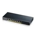 Produktbild: ZyXEL GS1900-8HP V3 8-Port GbE L2 PoE Smart Switch, 802.3at lüfterlos PoE+ 70W
