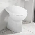 Produktbild: Hohe Spülrandlose Toilette Soft-Close 7 Cm Höher Keramik Weiß