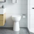 Produktbild: Randloses WC 7 cm erhöht Soft Close Keramik Weiß Komfort Höhe Stand WC
