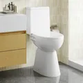 Produktbild: Randloses WC Komfort-Höhe Keramik Badezimmer Soft-Close pflegeleicht