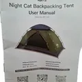 Produktbild: Night NightCore Cat Zelt Person Camping Wasserdicht Rucksackzelte Mann