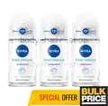 Produktbild: Nivea Fresh Natural Infini-Fresh Deodorant Roll-On 72H Antibakteriell 3er Pack