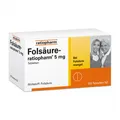 Produktbild: FOLSÄURE-RATIOPHARM 5 mg Tabletten 100 St.