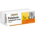 Produktbild: Folsäure Ratiopharm 5 mg Tabletten