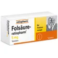 Produktbild: Folsäure-ratiopharm® 5 mg