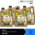 Produktbild: Total Quartz Ineo Efficiency 0W-30 BMW LL ACEA C3 Motoröl 4x5 Liter = 20 Liter