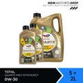 Produktbild: Total Quartz Ineo Efficiency 0W-30 BMW LL ACEA C3 Motoröl 5+2 Liter = 7 Liter