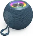 Produktbild: Hama Ball Shape Speaker blau Bluetooth-Speaker m. 5 Licht-Modi