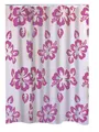 Produktbild: RIDDER Duschvorhang Folie Flowerpower 180x200 cm rosé Folienvorhang