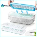 Produktbild: Eiswürfelbehälter Silikon Lebensmittelecht Wiederverwendbar Blau 24 Eiswürfel