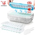 Produktbild: Eiswürfelbehälter Silikon, Lebensmittelecht, Wiederverwendbar, Blau, für Zuhause