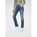 Produktbild: Pepe Jeans Straight-Jeans GEN in Baumwoll-Qualtät mit geradem Bein und Doppel-Knopf-Bund blau 28