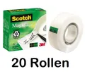 Produktbild: 20 x 3M Scotch Magic Tape 810 Klebeband Klebefilm 19 mm x 10 m