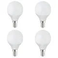 Produktbild: GLOBO ILLU LED-Leuchtmittel 4er Set Glühbirnen Birnen Lampen Weiß 5 Watt E14