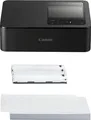 Produktbild: Canon SELPHY CP1500 Mobiler Fotodrucker mit Papierset, Schwarz - Drahtloser Bluetooth-Drucker mit Zubehör - Kompakt und Leicht - Mi 54 Blatt Papier im 4x6 Postkartenformat