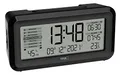 Produktbild: TFA Dostmann Digitaler Funk-Wecker BOXX2, 60.2562.01, deutsches Display, 2 Weckzeiten, Raumklimaüberwachung, mit Wochentag, mit Akku, schwarz, (L) 138 x (B) 52 x (H) 72 mm