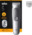 Produktbild: Braun Bodygroomer Series 5, Elektrischer Körperrasierer Herren, 2 Zubehörteile