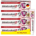 Produktbild: Blend-a-dent Plus Barriere Gegen Speisereste Haftcreme für Voll- & Teilprothesen, Made in Germany, Geschmacksneutral, 4x40g, Orange