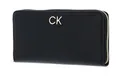 Produktbild: Calvin Klein Damen Geldbeutel Re-Lock Z/A Wallet Large Groß, Schwarz (Ck Black), Einheitsgröße