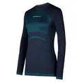 Produktbild: LA SPORTIVA Damen Langarmshirt Funktionsshirt Baselayer Synth Light Longsleeve W, Farbe:Blau, Artikel:-639638 Storm Blue/Lagoon, Größe:S
